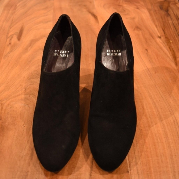 Stuart Weitzman black suede ankle boots - Picture 3 of 3